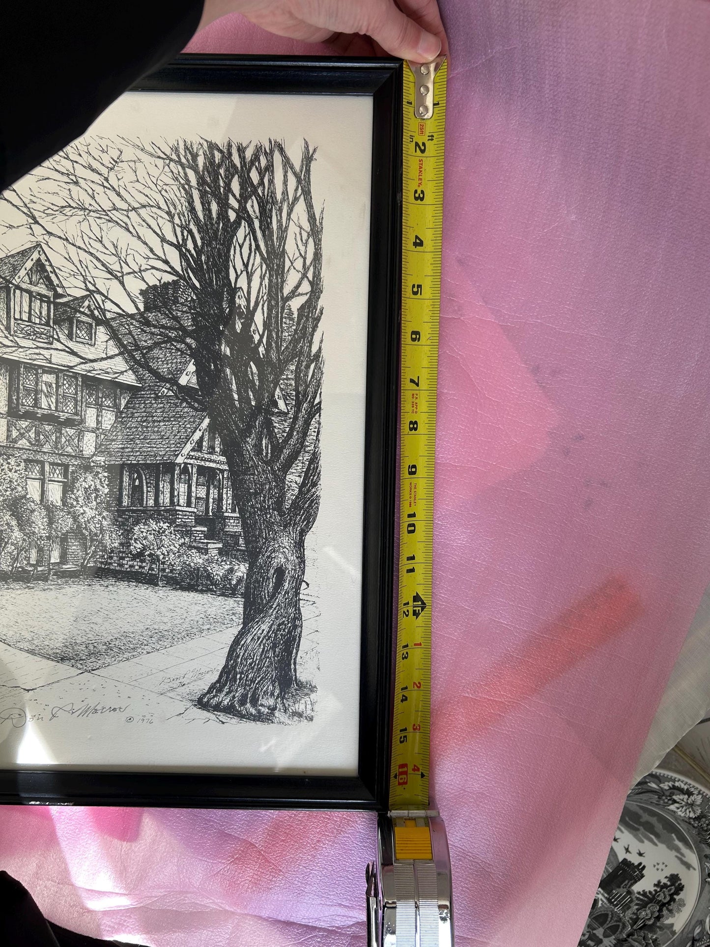Don R. Morrow 1976 Signed Lithograph | Stimson-Green Mansion Seattle | 229/500 | Framed | Pacific Northwest Art