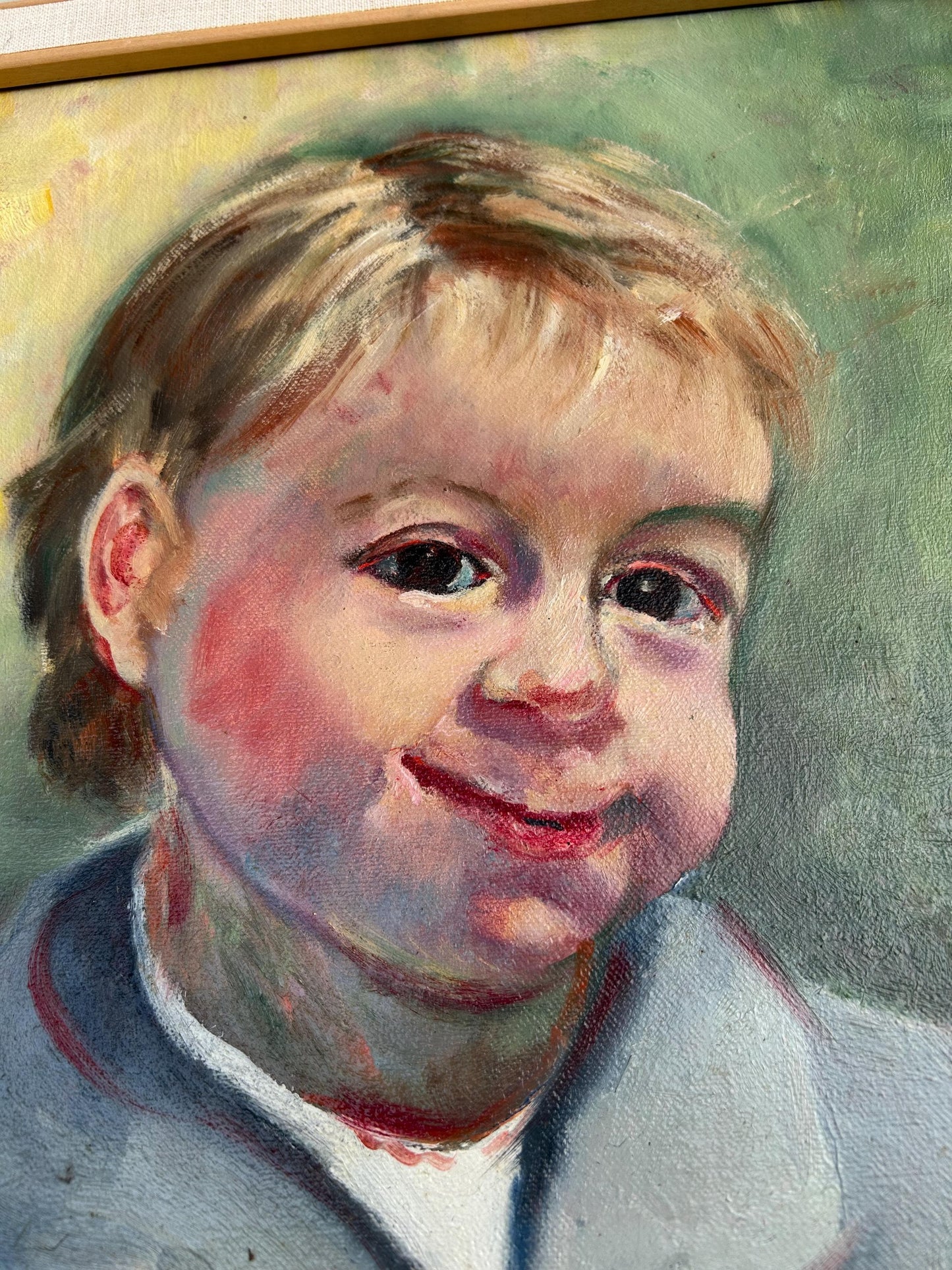 Vintage Mid-Century Child Portrait by Edith Jaffe Sister of Buchwald