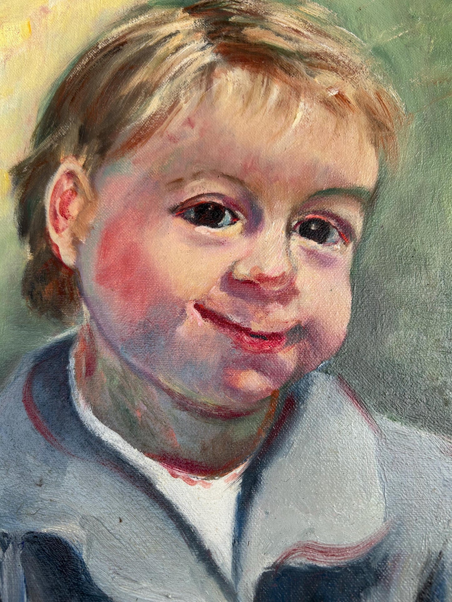 Vintage Mid-Century Child Portrait by Edith Jaffe Sister of Buchwald
