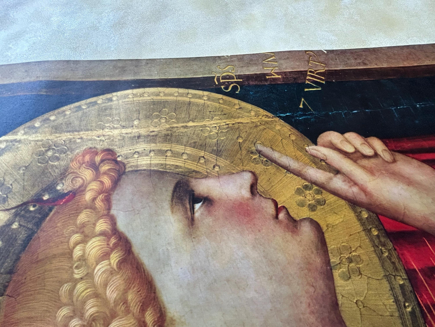 Original 1955 Beato Angelico Exhibition Poster - Vatican & Florence - Authentic Mid-Century Italian Litho - Religious Renaissance Art Decor