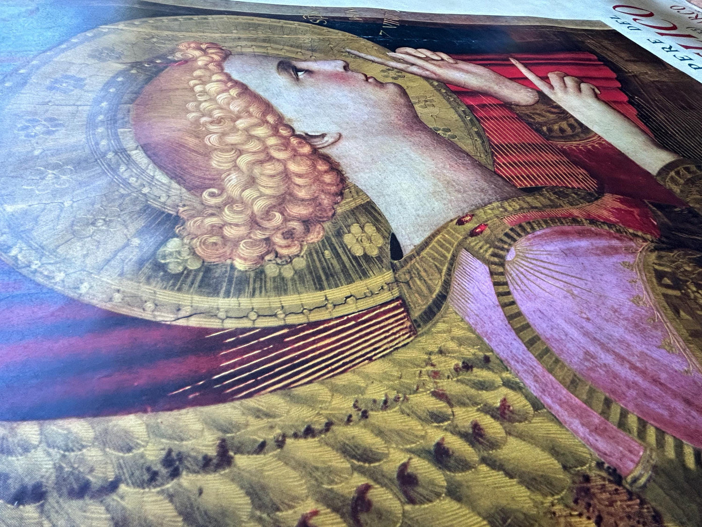 Original 1955 Beato Angelico Exhibition Poster - Vatican & Florence - Authentic Mid-Century Italian Litho - Religious Renaissance Art Decor