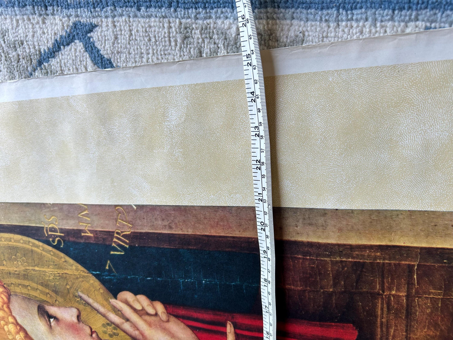 Original 1955 Beato Angelico Exhibition Poster - Vatican & Florence - Authentic Mid-Century Italian Litho - Religious Renaissance Art Decor