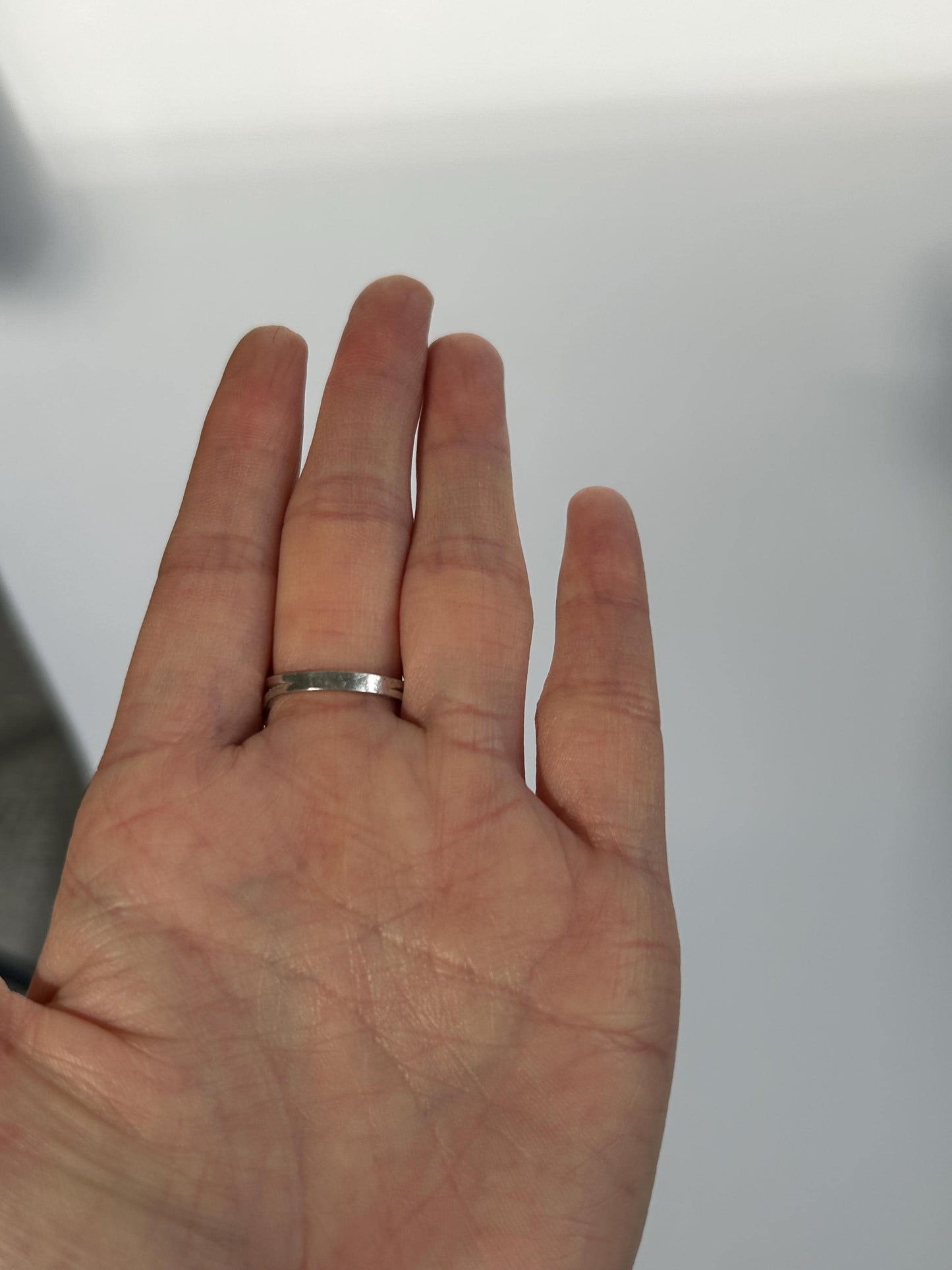Vintage Sterling Silver Rose Quartz Cabochon Ring Rope Bezel Size 7
