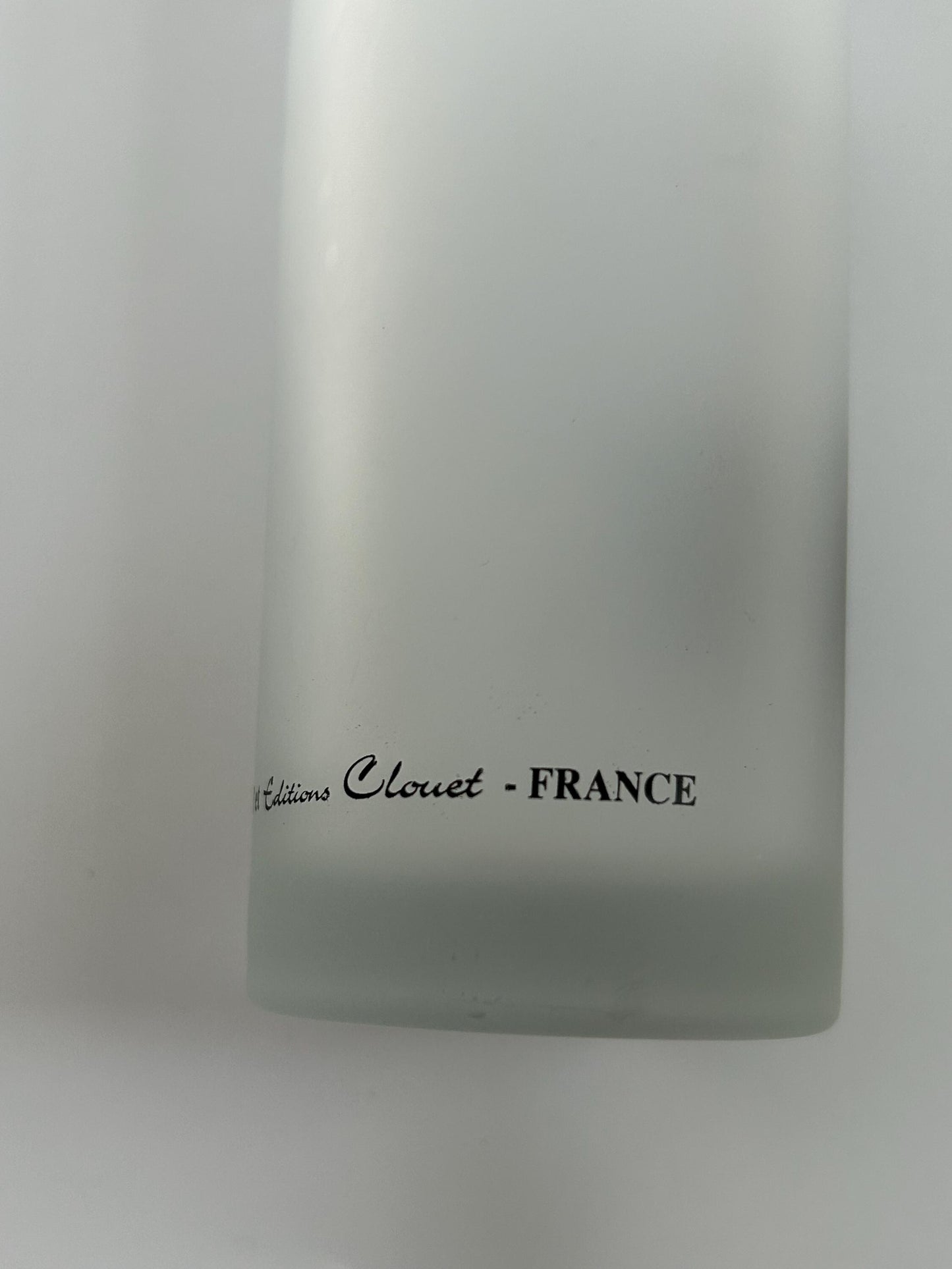 Albert Dubout Cat Highball Glasses, Frosted Tumbler, Editions Clouet France, French Cartoonist Black Cat Barware, Cat Lover Gift