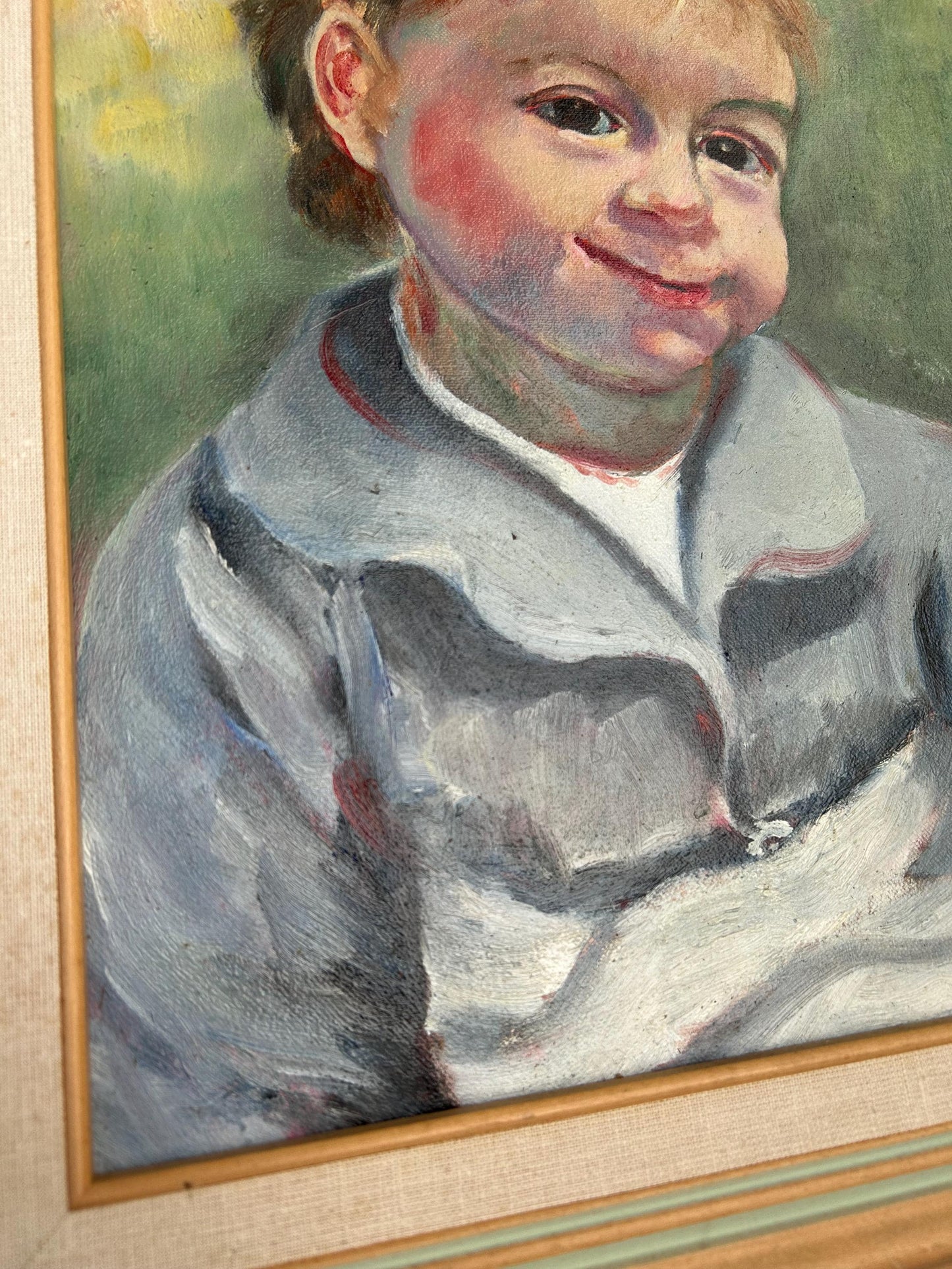 Vintage Mid-Century Child Portrait by Edith Jaffe Sister of Buchwald
