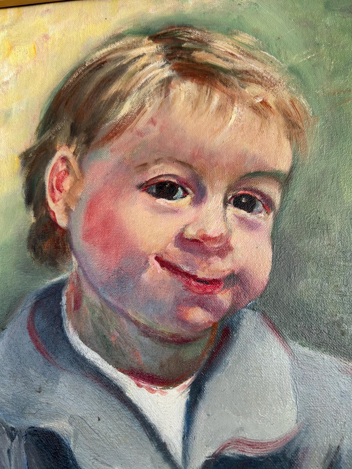 Vintage Mid-Century Child Portrait by Edith Jaffe Sister of Buchwald
