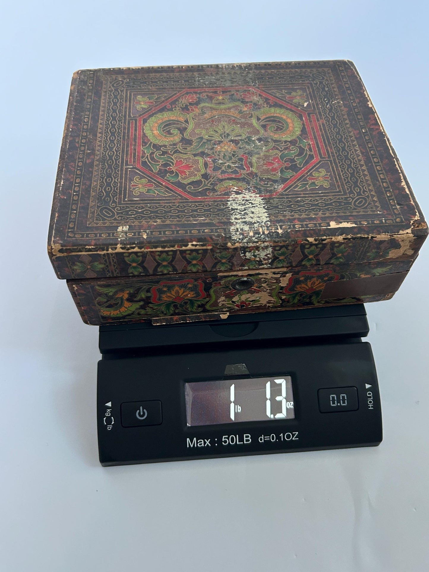 Antique German Toy Sewing Machine Original Box 1900s Child Hand Crank